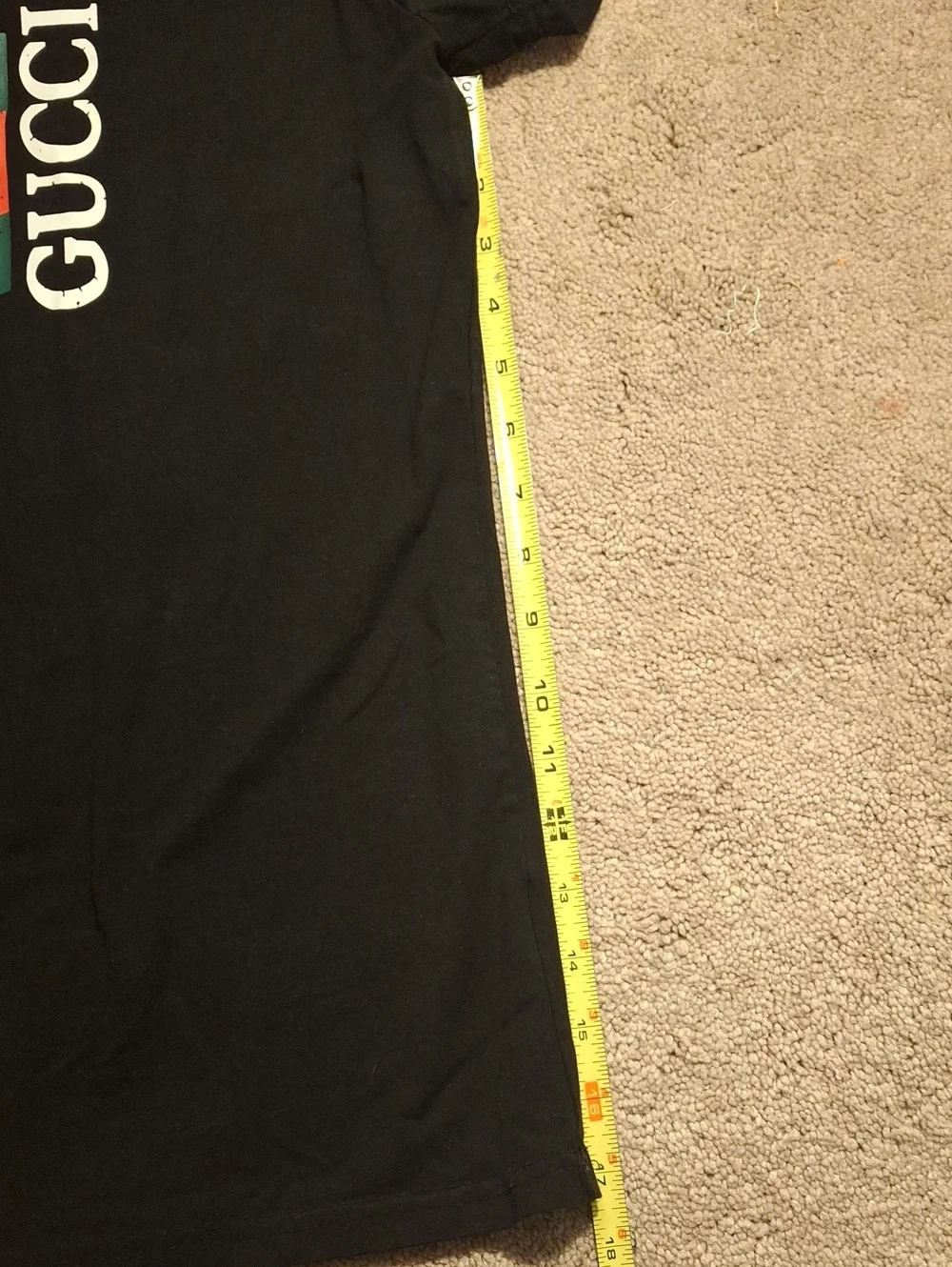Gucci Black Crewneck Logo Tee